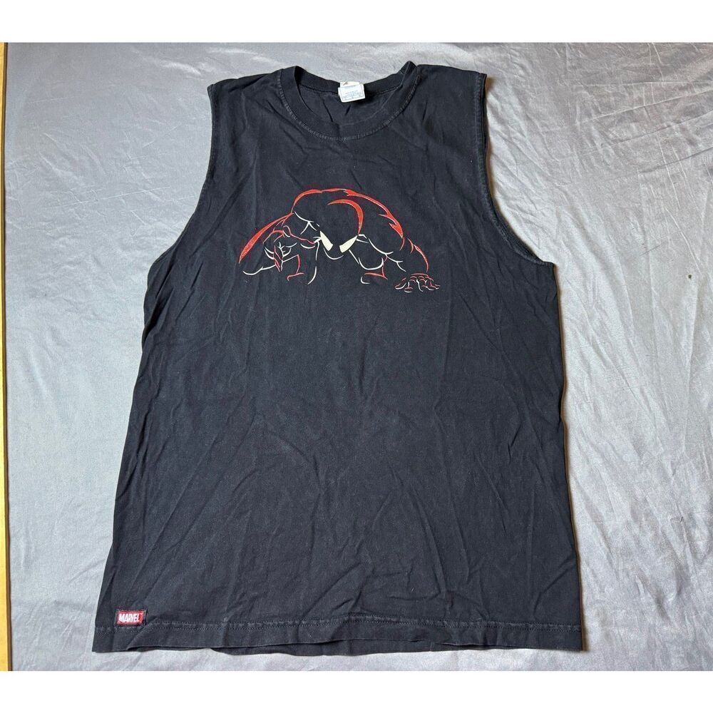 Vintage Marvel Spiderman Tank Top Shirt Mens Large Universal Studios